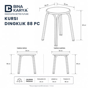 Kursi Dingklik 88 PC