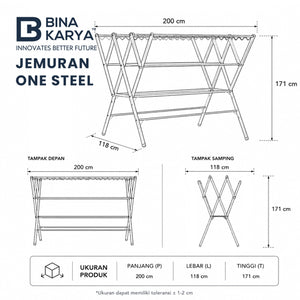 Jemuran One Steel