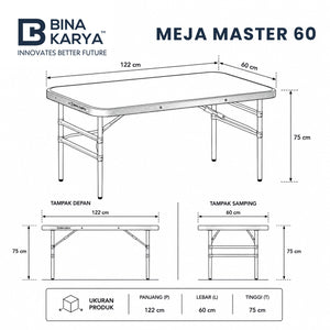 Meja Lipat Master