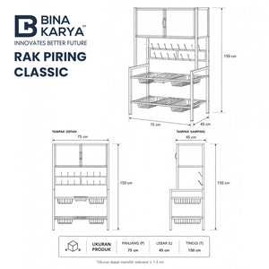 Rak Piring Classic