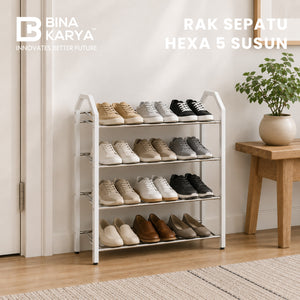 Rak Sepatu Hexa