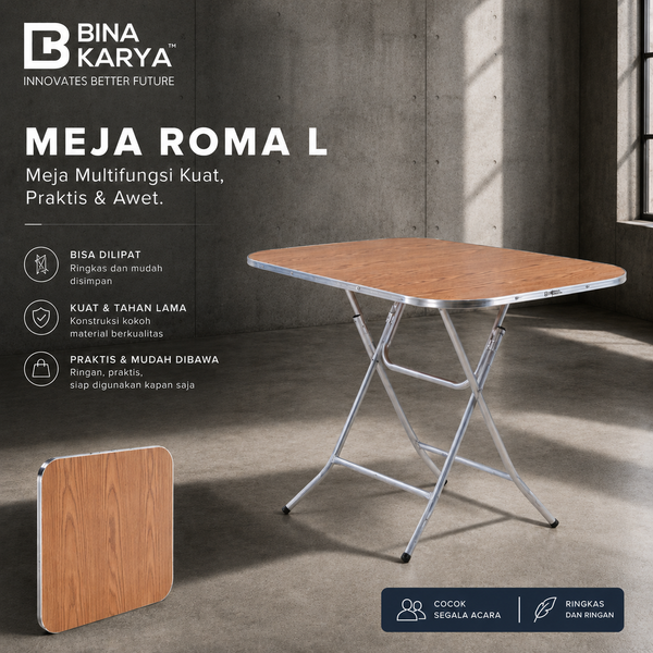 Meja Lipat Roma